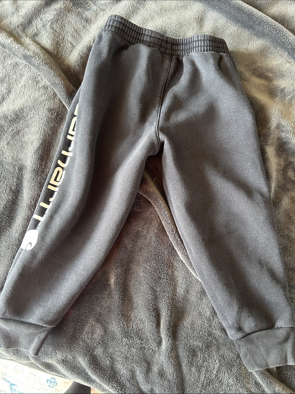 Carhartt Kids Black Logo Jogger Sweatpants